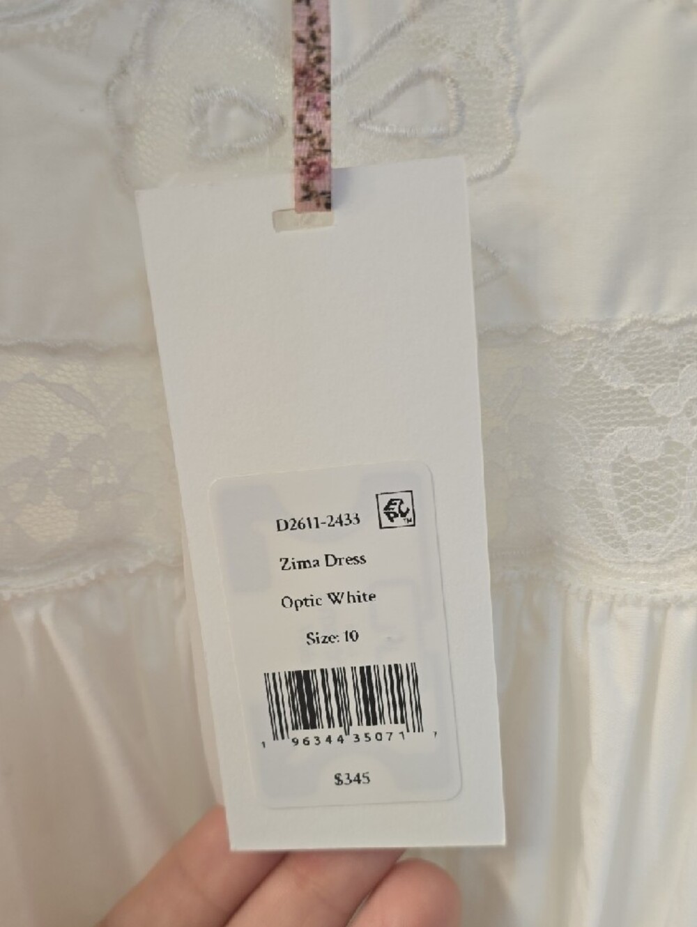 LoveShackFancy White Zima Dress - Picture 6 of 10